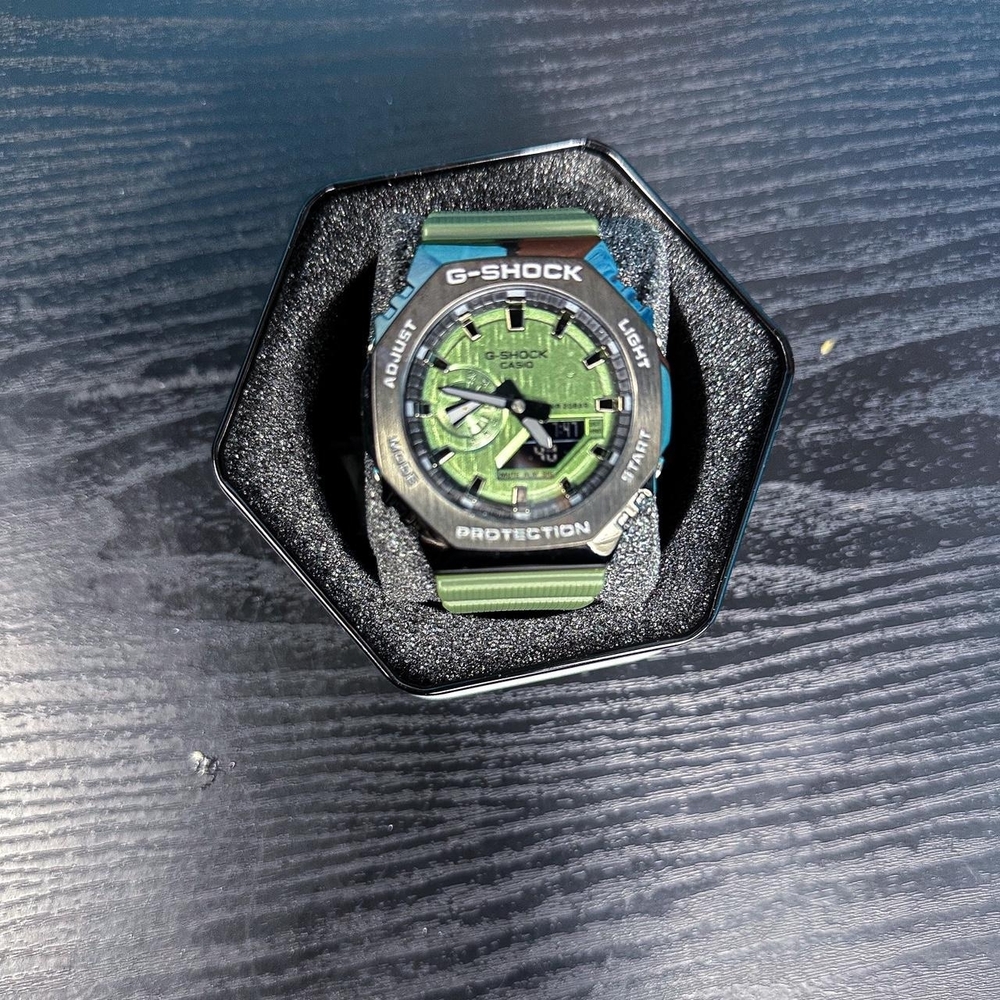 G-Shock Camouflage Green and Black Watch
